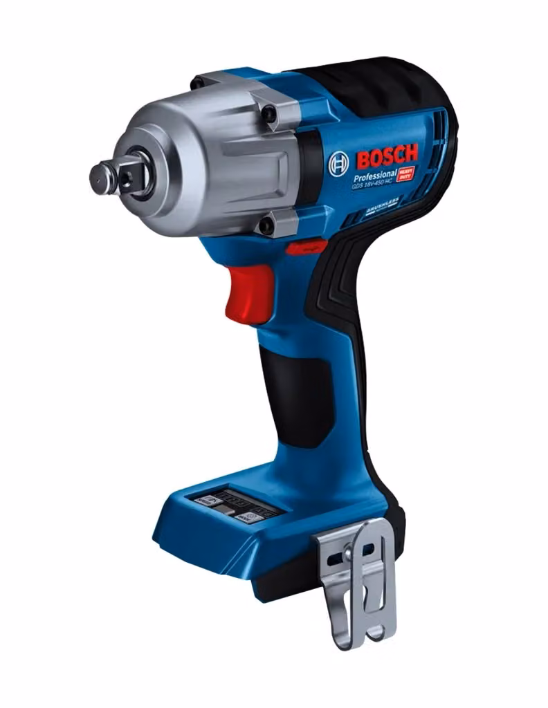 Avvitatore a massa battente Bosch GDS 18V-450 HC con 2 batterie da 5,0 Ah, caricabatterie GAL18V-40 e L-Boxx 136, colore blu – 2