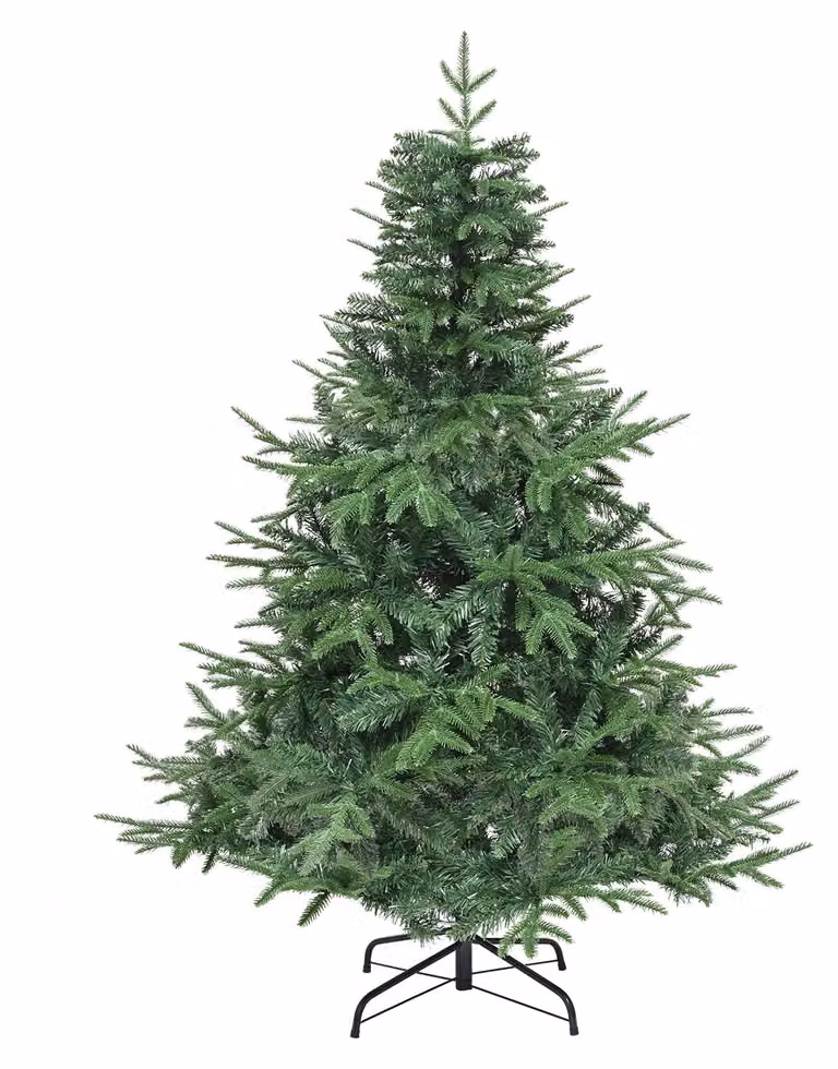 Albero di Natale artificiale di alta qualità, 152 cm - Abete realistico con sistema a cerniera