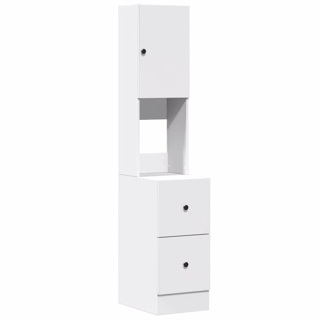 Mobile da Cucina Bianco 35x50x180 cm in Truciolato