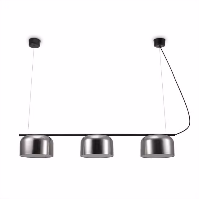 Lampada a sospensione Bovel nichel