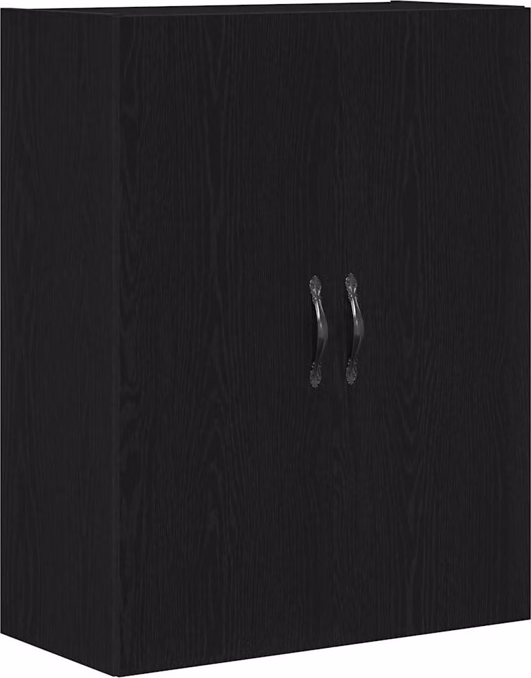Mobile a muro Rovere Nero 69,5 x 34 x 180 cm Legno multistrato