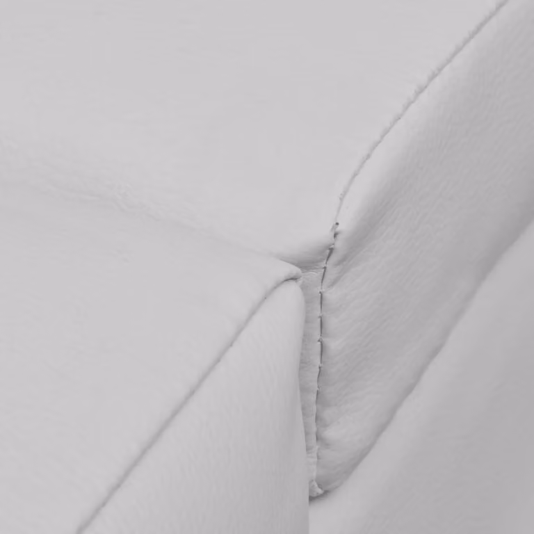 vidaXL Chaise longue in Similcuoio bianca
