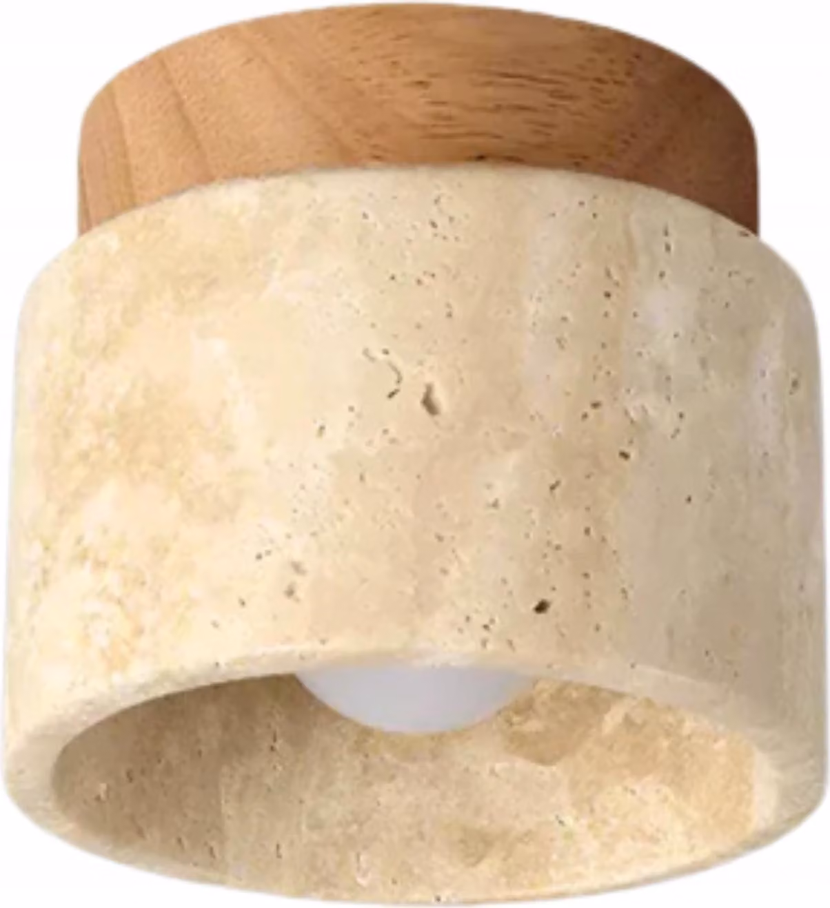 Lampada Da Soffitto In Pietra Per Interni Applique Led Moderna 5W B.neutra