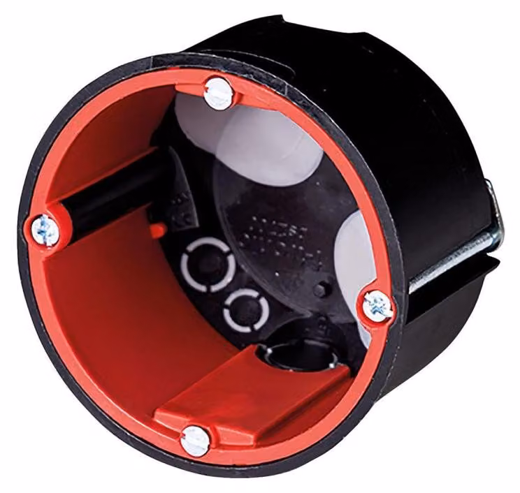cassetta antincendio f-tronic HW Ø68mm, d=62mm, con ingressi per cavi e tubi, BS3700