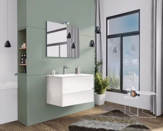 Mobile da Bagno Cm. 80 New Splash Bianco