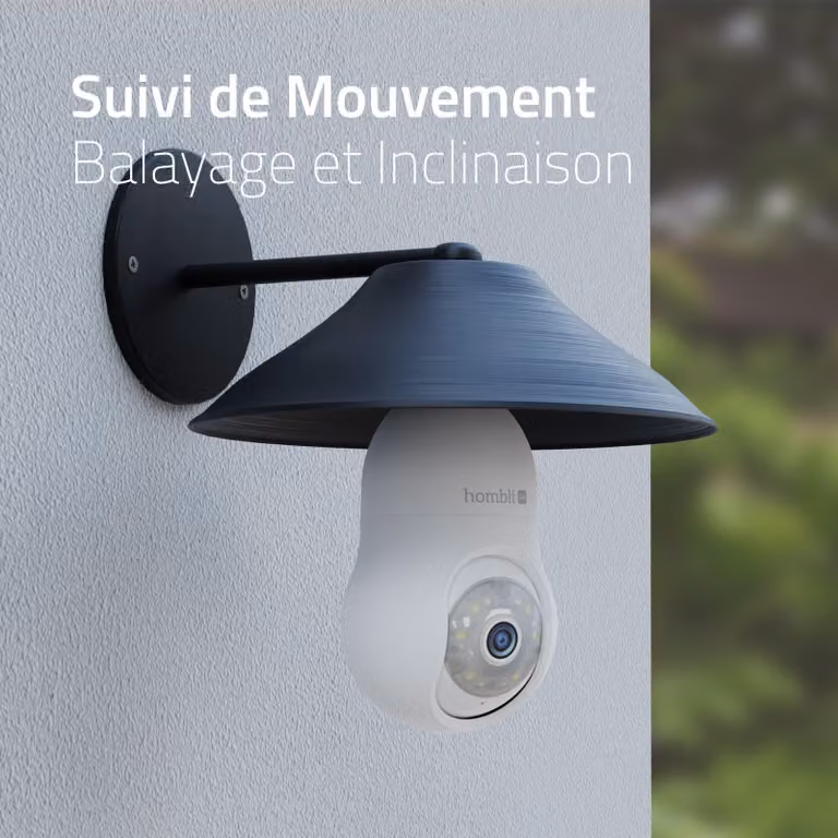 Hombli smarte outdoor Kamera Bulb Cam 4K weiß