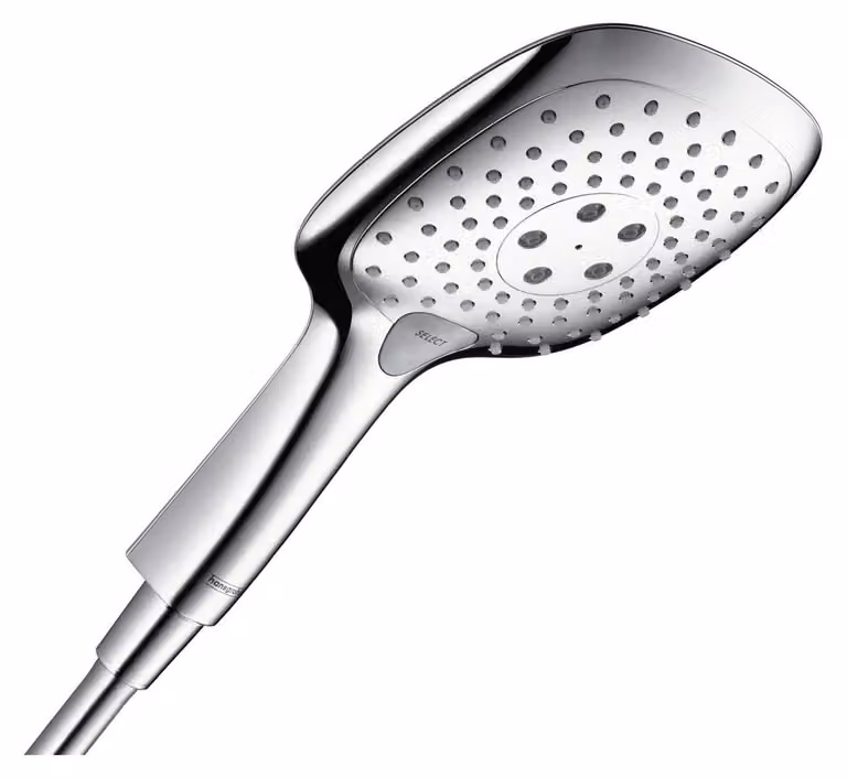 Rubinetto manuale, 150x150 mm, 3 getti, cromato, anticalcare