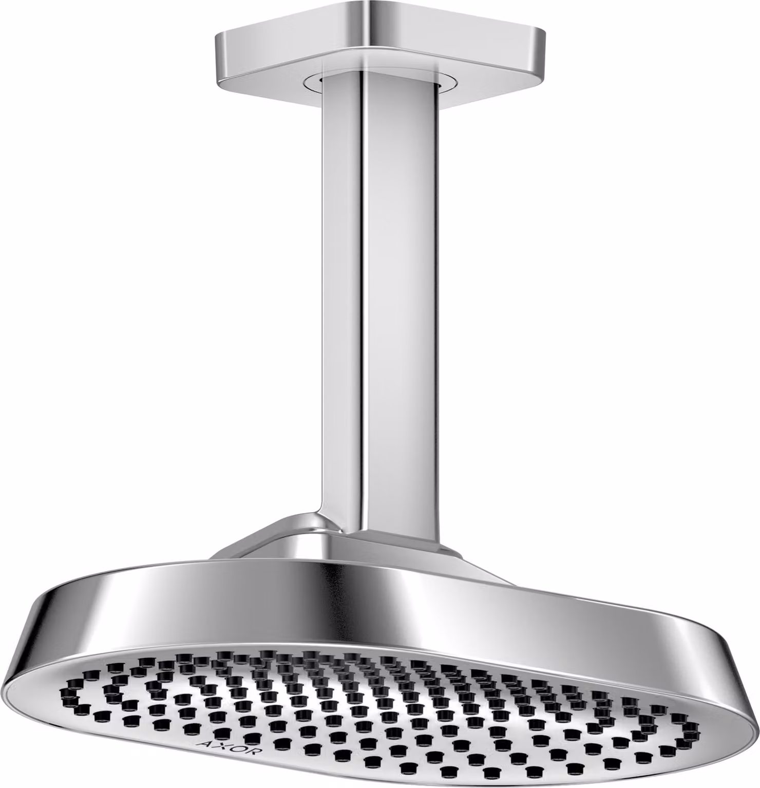 hansgrohe AXOR ShowerSphere Douche de tête 250/160 1jet EcoSmart avec raccordement au plafond, 39764000, 39764000