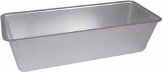 Stampo per plumcake rettangolare Ottinetti in alluminio argento L: 18 cm, P: 17,8 cm, H: 7,8 cm