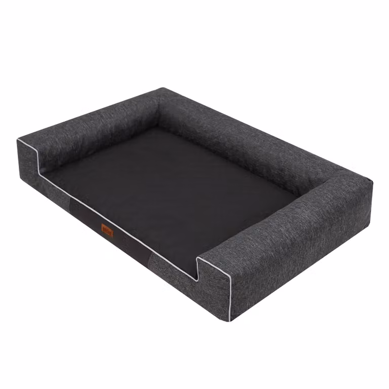 Cuccia per cani Victoria XXL, 118 x 78 cm, con materasso: divano lavabile e impermeabile
