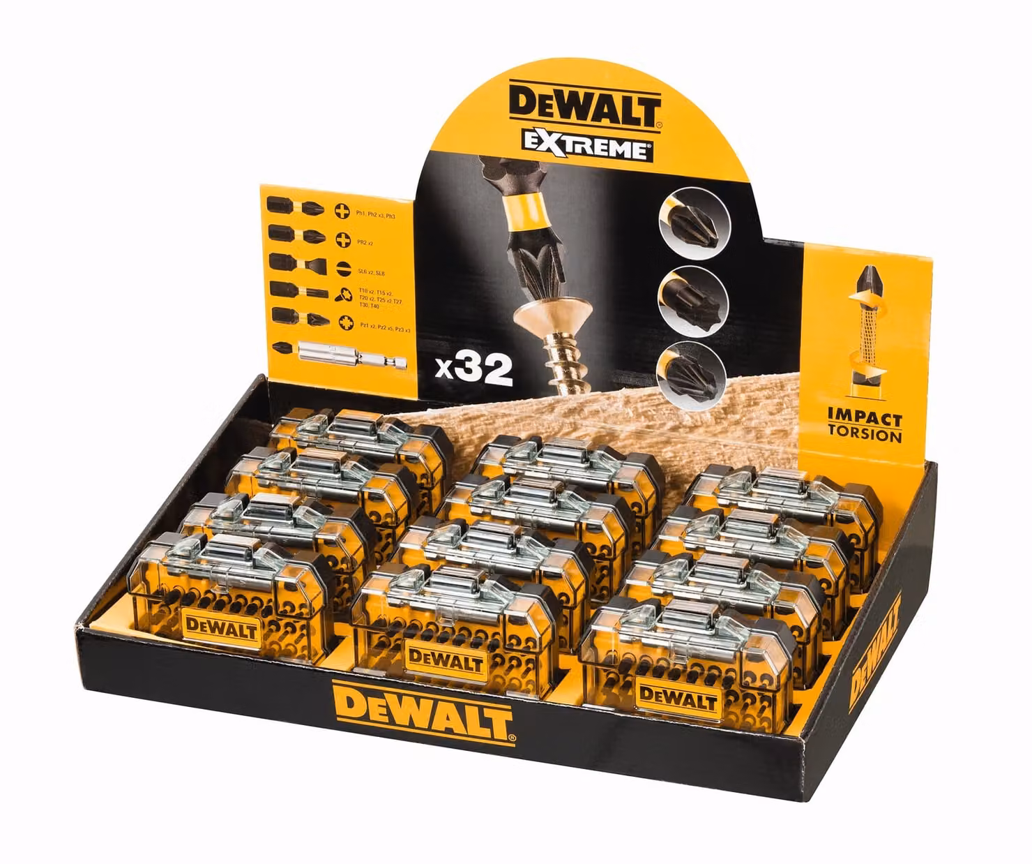 Dewalt DT70523TM-QZ - Espositore da banco DT70523T x 12