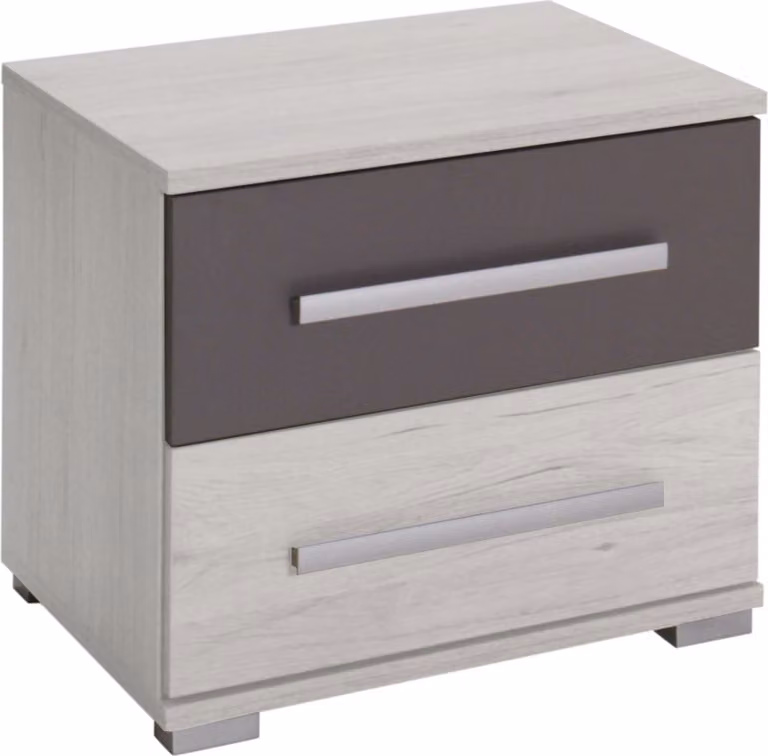 Comodino KIMBALL - Pino norvegese / grigio