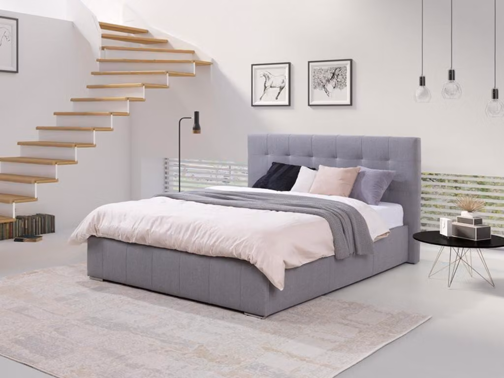 Bettgestelle Bett Schlafzimmer Betten Leder Hotel Luxus Polster Design