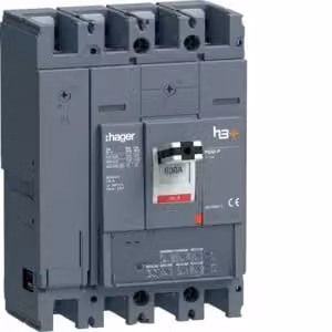 Hager, quadro elettrico h3+ P630 LSI 4x630A 110kA HPW631JR