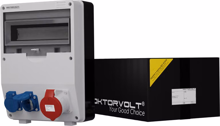Distributore di potenza TD 1x32A 2x230V Distributore di potenza Mennekes Doktorvolt 6770