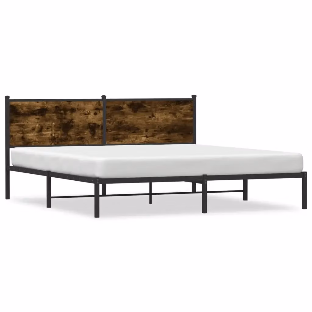 Giroletto vidaXL in metallo e legno color marrone con struttura a doghe fisse L: 187 cm, P: 91,5 cm, H: 219 cm – 2