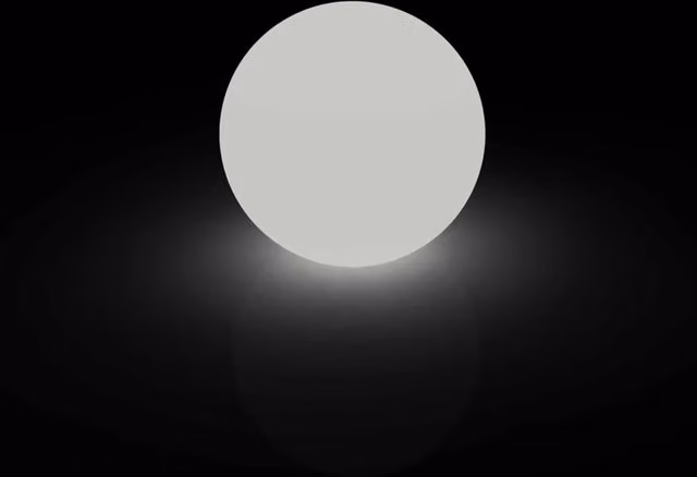Lampada sferica da appoggio Moon Kloris bianca in plastica per giardino e terrazzo Ø 150 cm