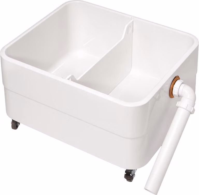 Sifone per fanghi KWC AR, SIRIUS, MIRANIT, 660x370x550 mm, su rotelle