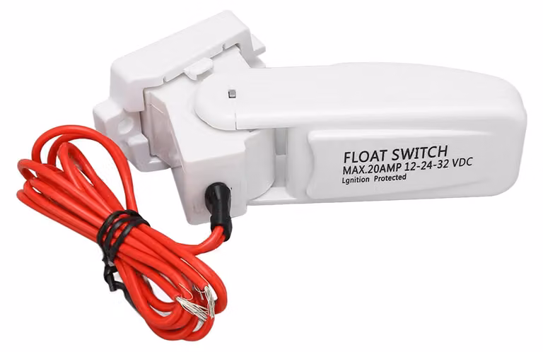Pompa di sentina, interruttore a galleggiante, automatica, ad alte prestazioni, sicura, con cavo da 18 AWG, per uso marittimo, adatta per acqua dolce e acqua di mare