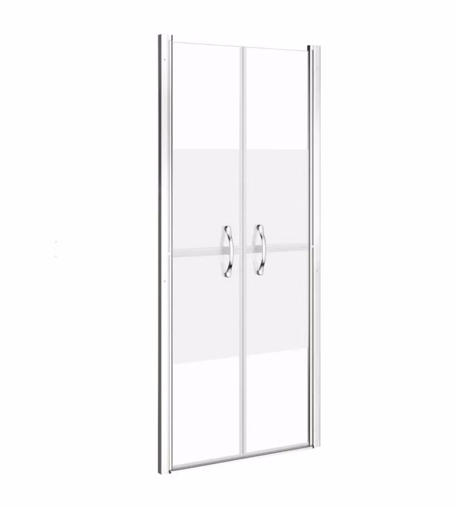 Porta per Doccia vidaXL in Vetro ESG Semi-Satinato, L: 76 cm, H: 190 cm – 2