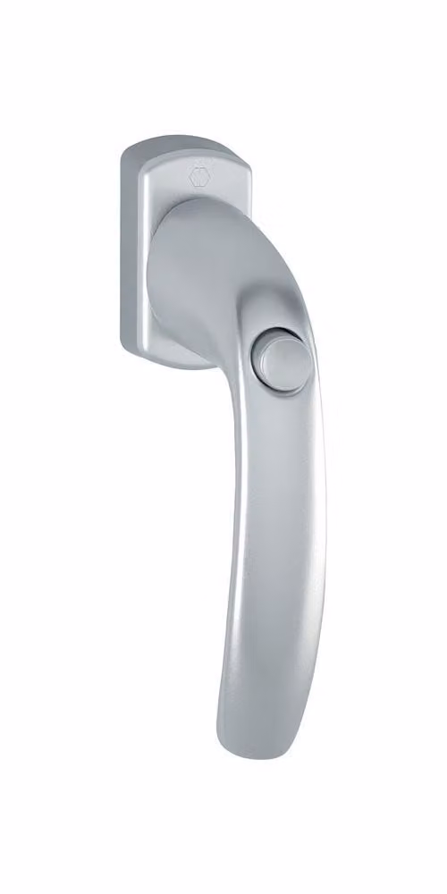 HOPPE Maniglia per finestra NY 0810SV/U10 Alu.F9/acciaio colorato 35mm autobloccante - 3285671