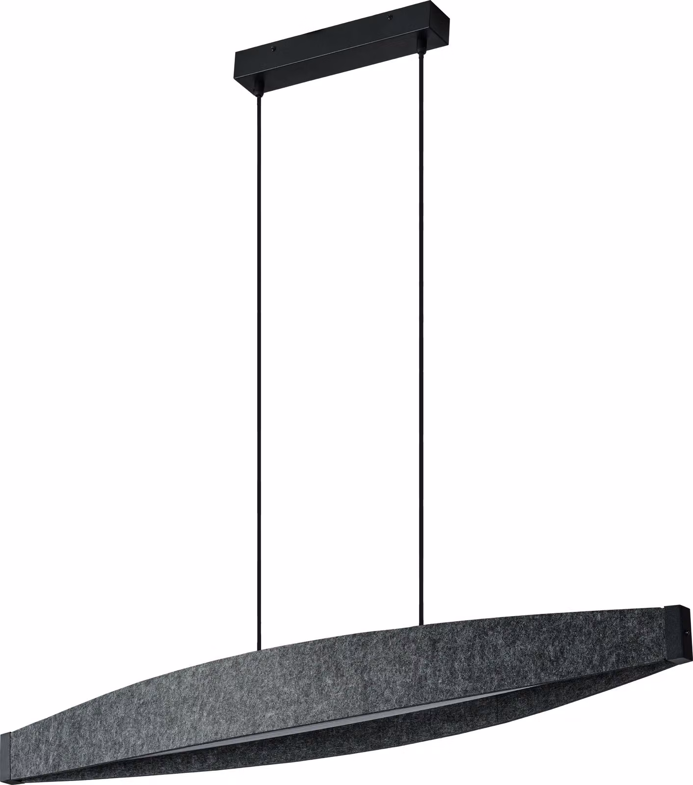 Decor Ciondolo piatto in feltro 23W 830 Grigio scuro