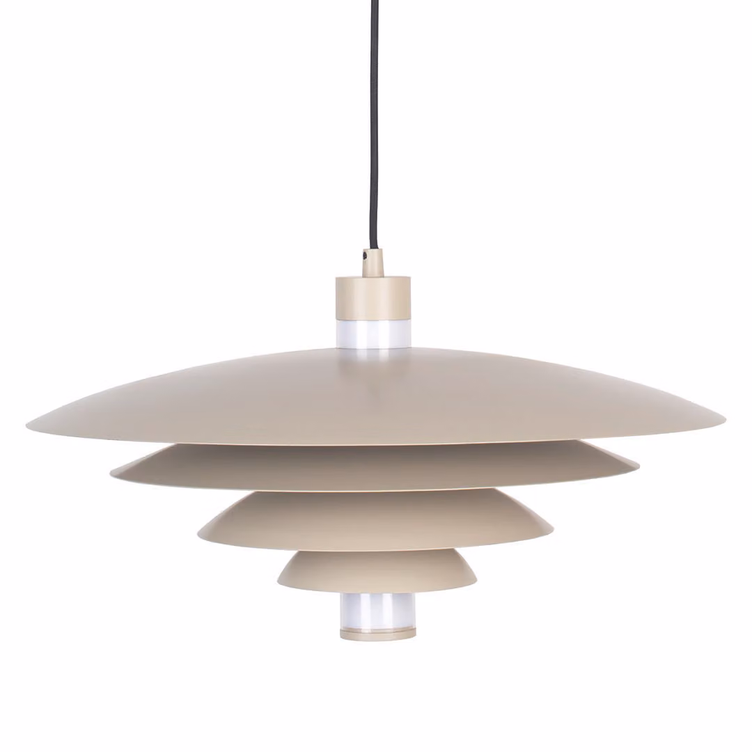 Zuiver Cole Lampada a sospensione Ferro Beige Ø55x160 cm
