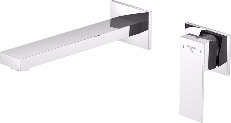 Steinberg Série 160, batterie de lavabo, set complet, corps dencastrement inclus, saillie 200 mm, 1601816, 1601816