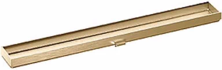 DALLMER Abdeckung CeraFloor/CeraFrame Individual - zum Befliesen Messing matt