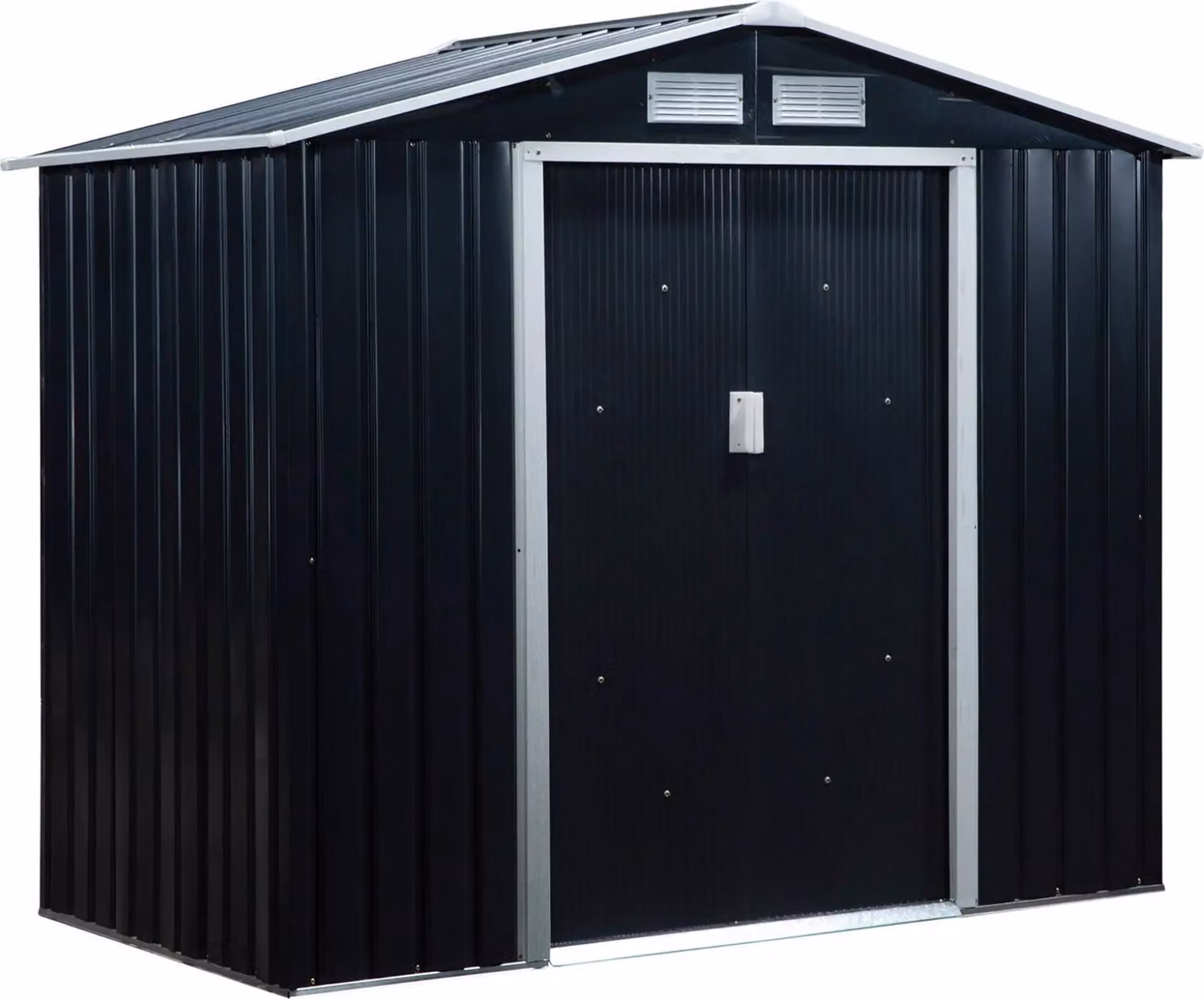 Aga Casetta da giardino 213x130x185 cm Nero