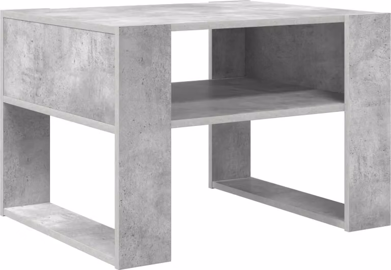 Tavolino da salotto Grigio cemento 66 x 53 x 45 cm
