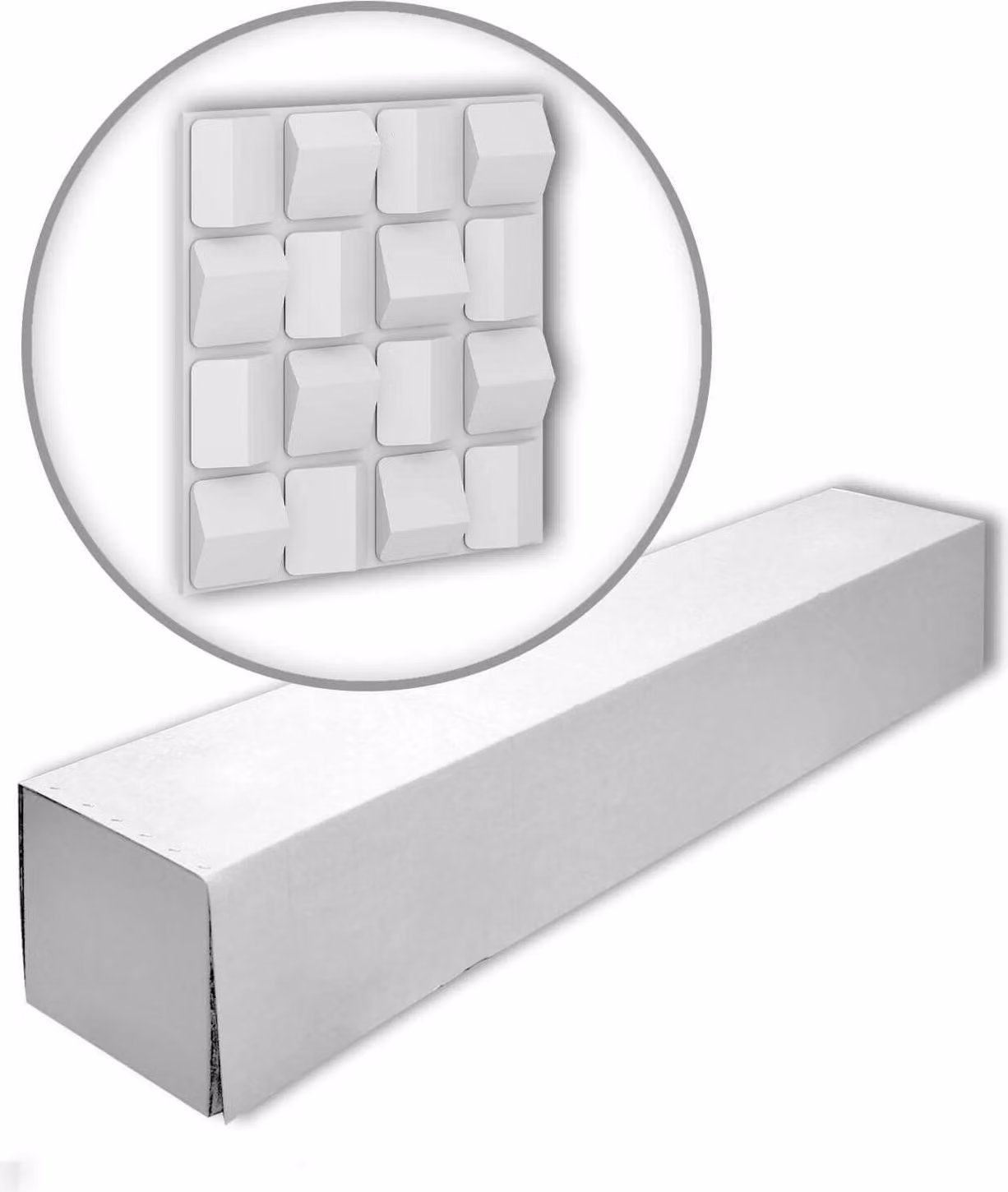 Profhome 159823-box Pannelli da parete 3D 1 scatola SET di 2 pannelli | 0,72 m2