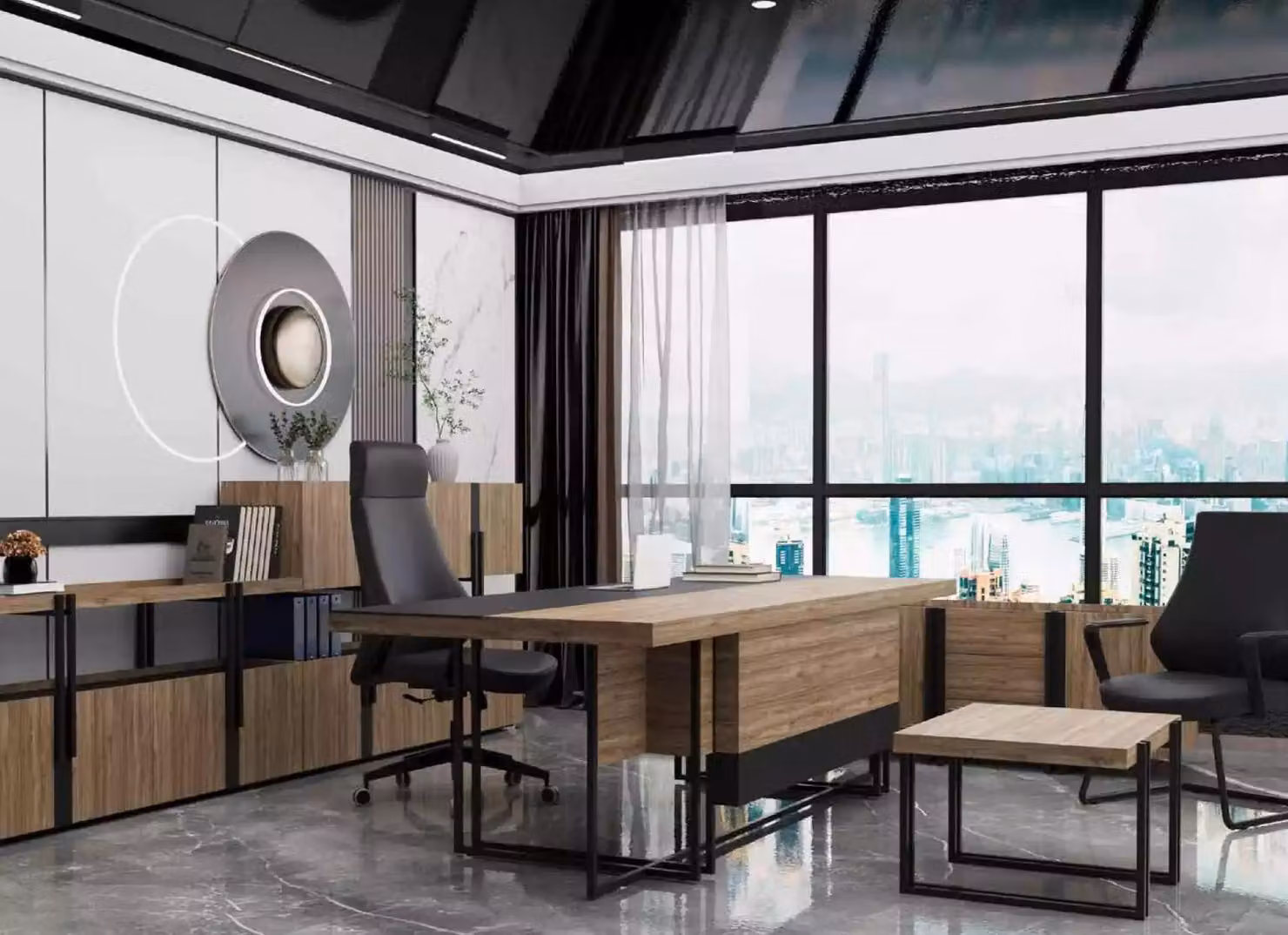Büromöbel Kommode Sideboard Luxus Einrichtung Holzmöbel Kommoden