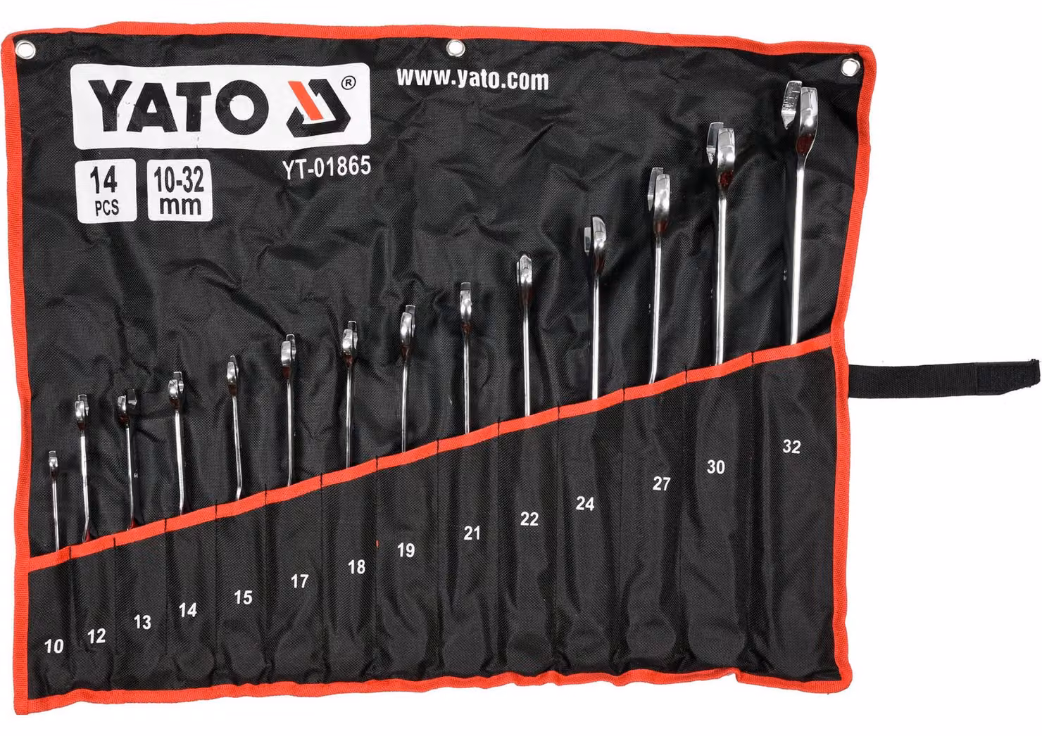 Set di chiavi a bussola combinate, da 10 a 32 mm, 14 pezzi