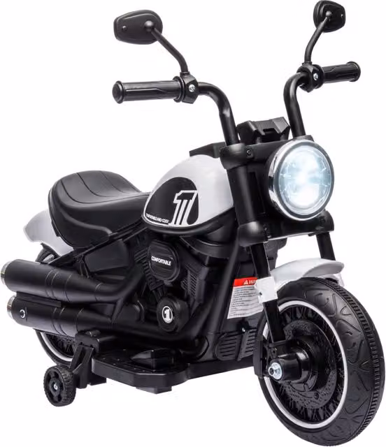 Moto Elettrica per Bambini 18-36 Meses ¨C Minimal ¨C Bianco