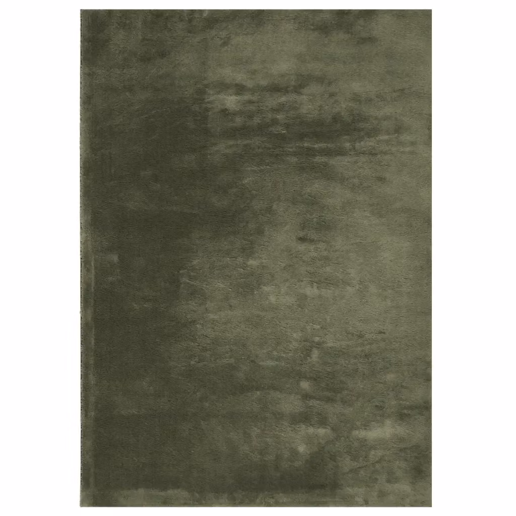 Tappeto rettangolare moderno vidaXL verde, lavabile e antiscivolo, adatto a riscaldamento a pavimento, L: 340 cm x P: 240 cm x H: 1,8 cm – 2