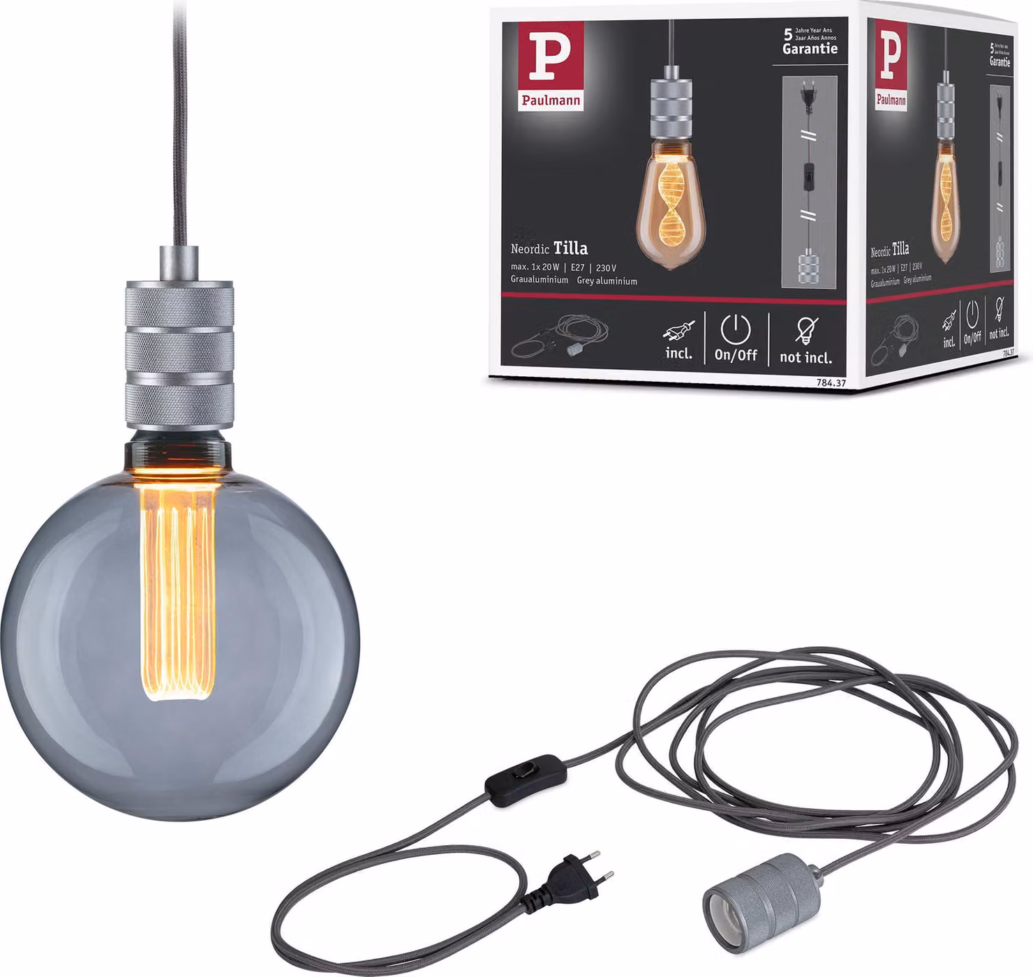 Paulmann Neordic lampada a sospensione Tilla
