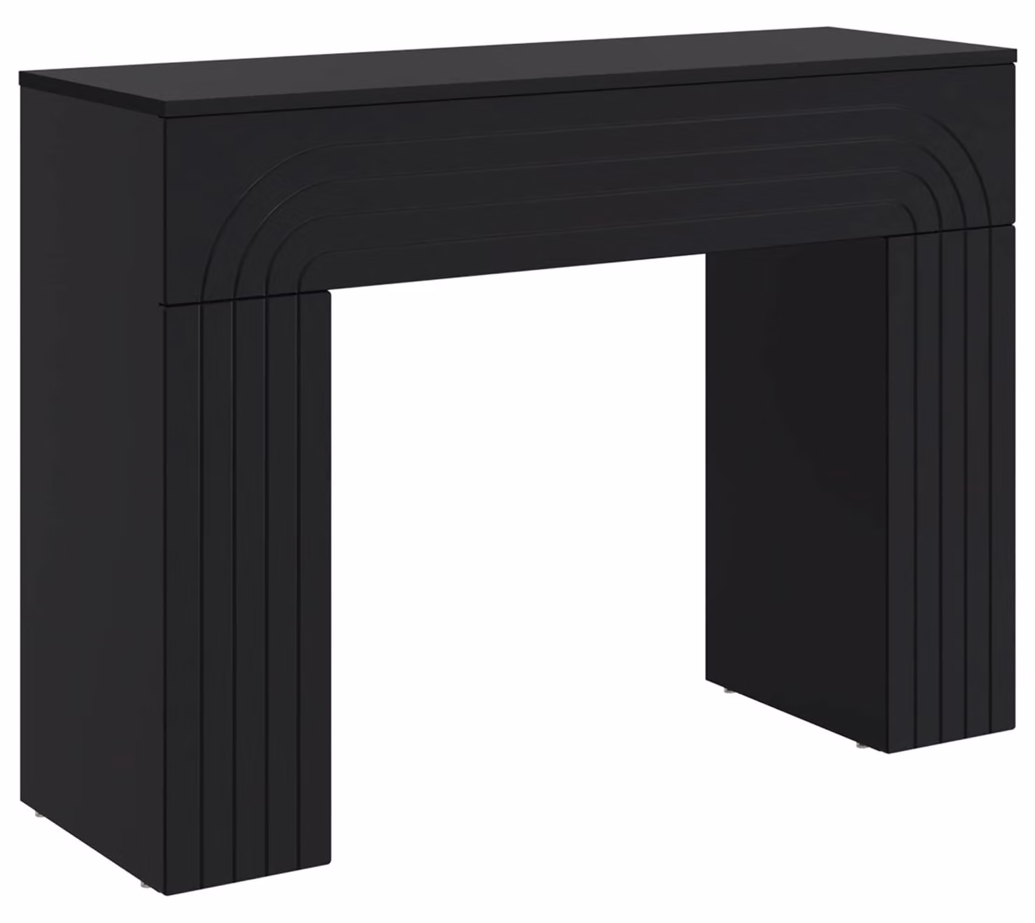 Tavolino da salotto Nero 102 x 35 x 75 cm Legno ingegnerizzato