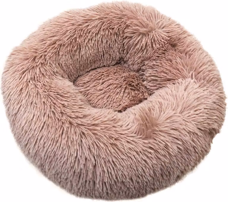 Cuccia per cani Nobby "Kuscheldonut" Esla, rosa antico, dimensioni: Ø 110 x 35 cm