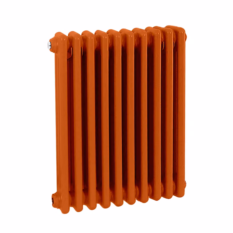Radiatore Orizzontale a Colonne (2 Colonne) 600mm x 425mm - Arancione (Sunset Arancione) - Regent