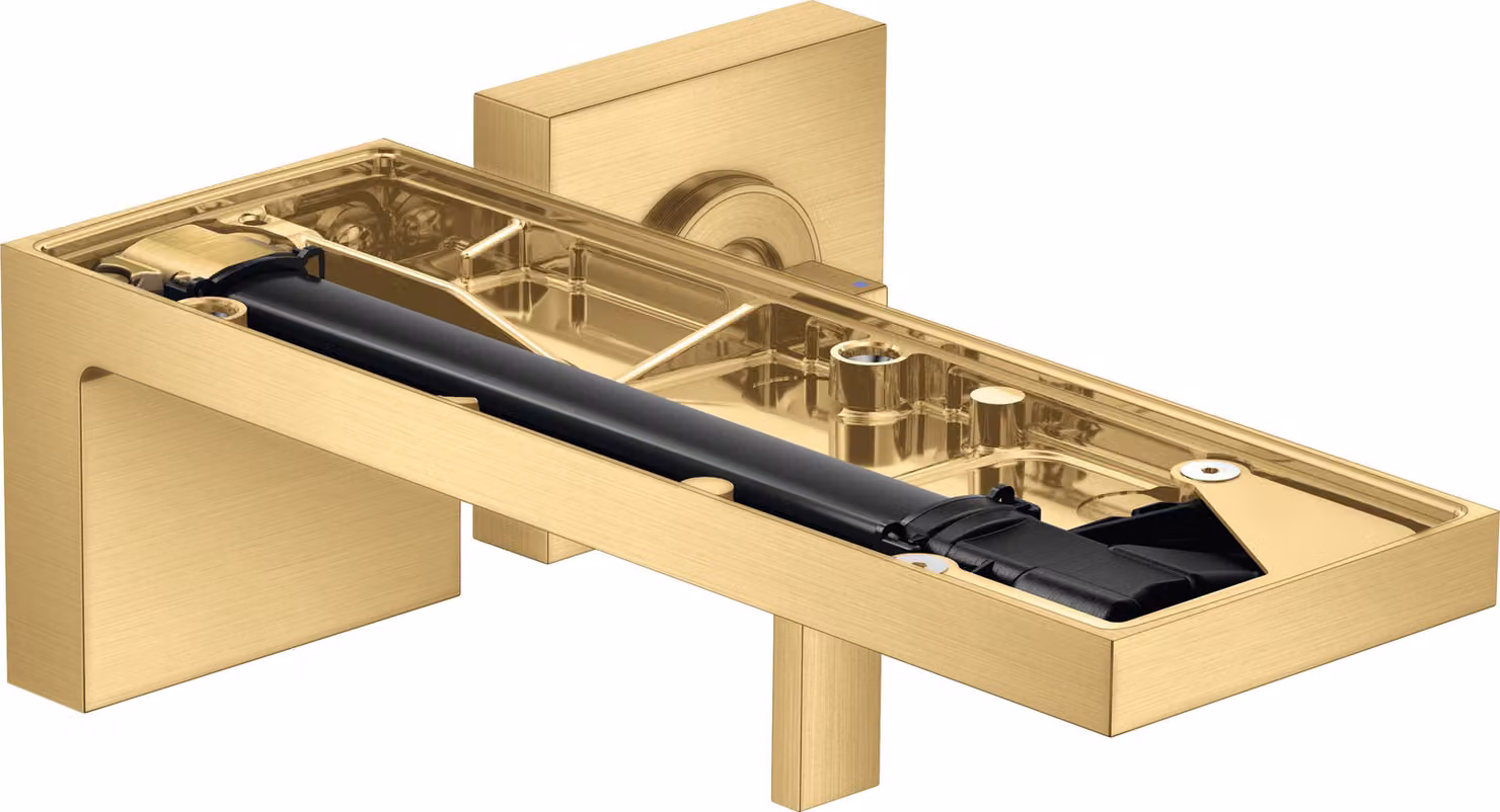 hansgrohe AXOR MyEdition Mitigeur monocommande de lavabo encastré pour montage mural, bec 221 mm, sans plaque, 47062250, 47062250
