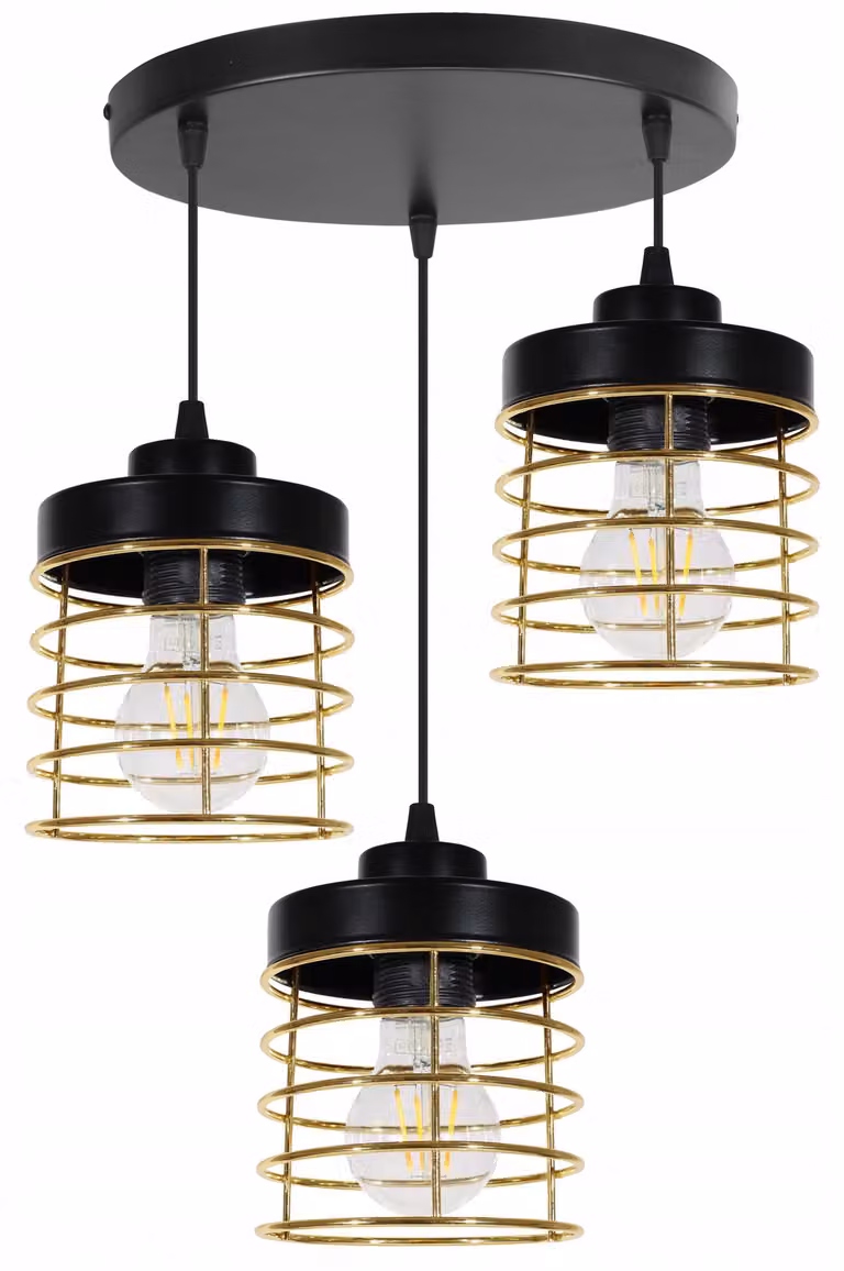 Lampada Da Soffitto Lampada A Sospensione Lampadario Filo Dorato Led
