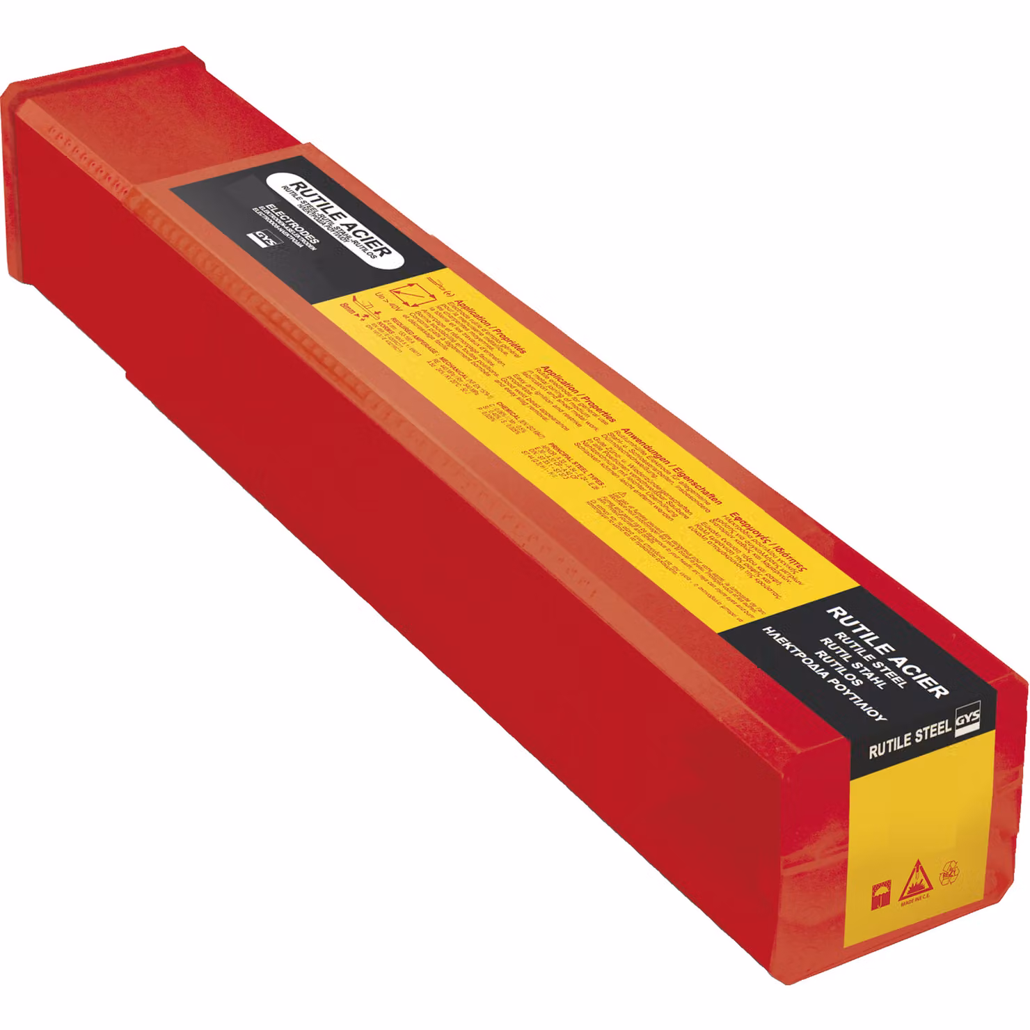 Gys 086012 172 Elettrodi Di Rutilo Per Acero Ø 3,2 - Estuche Di Plastica