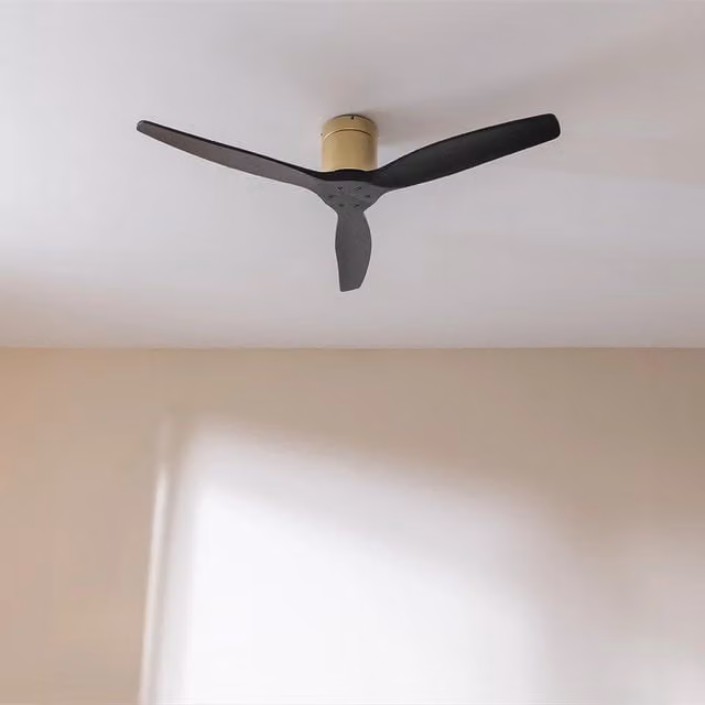 Ventilatore da soffitto Cecotec EnergySilence Aero 5400 Classic Gold&Black con telecomando e timer