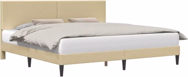 Letto matrimoniale | Letto per adulti | Struttura del letto Grigio Verde Chiaro 200 x 200 cm