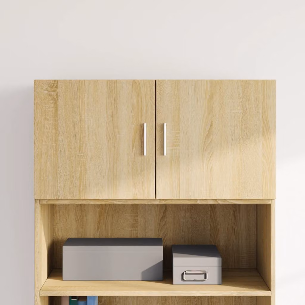 Mobile a parete vidaXL in legno Rovere Sonoma, L 80 cm x P 42,5 cm x H 40 cm