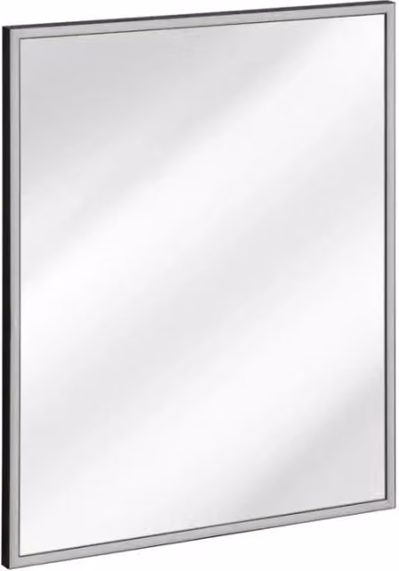 Specchio bagno LED rettangolare grafite 83x68 cm design