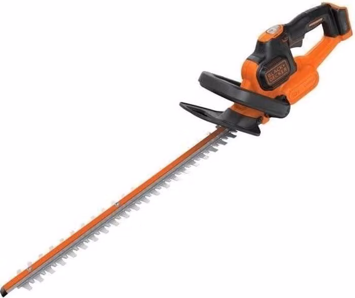 Tagliasiepi a batteria BLACK&DECKER GTC18452PCB-XJ, 18 V, lunghezza lama 45 cm, Powercommand, batteria non inclusa, arancione/nero
