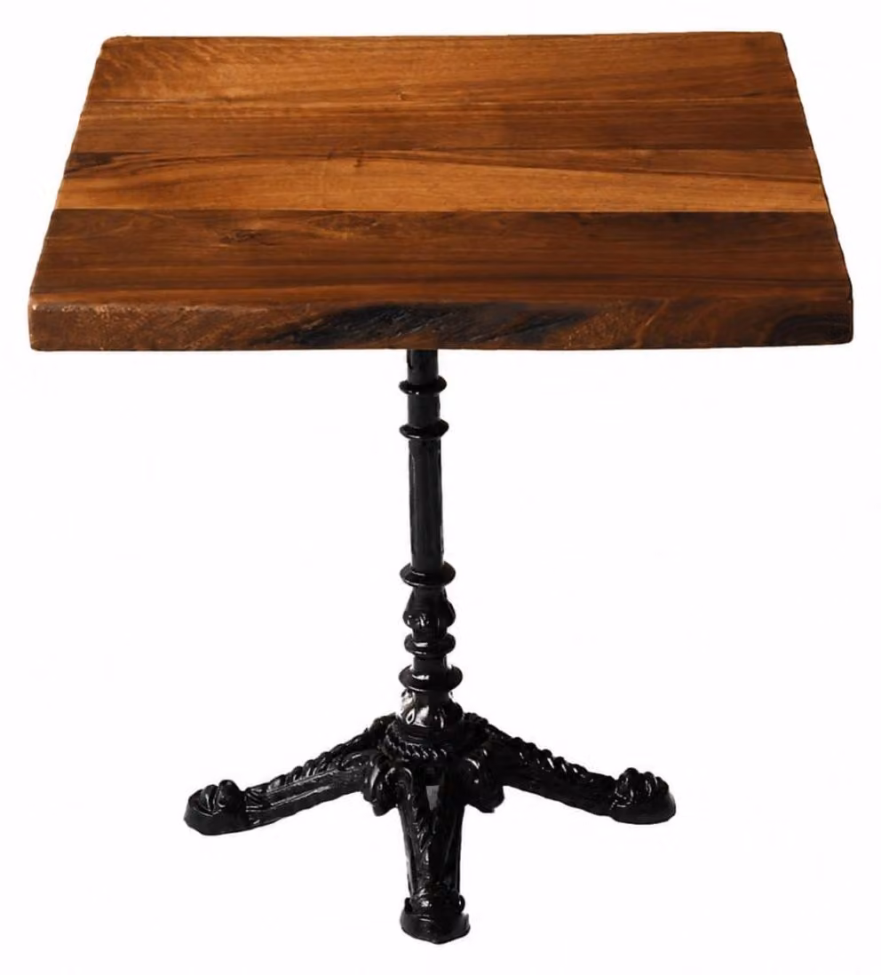 Tavolino da soggiorno elegante, combinazione di legno e metallo, design moderno