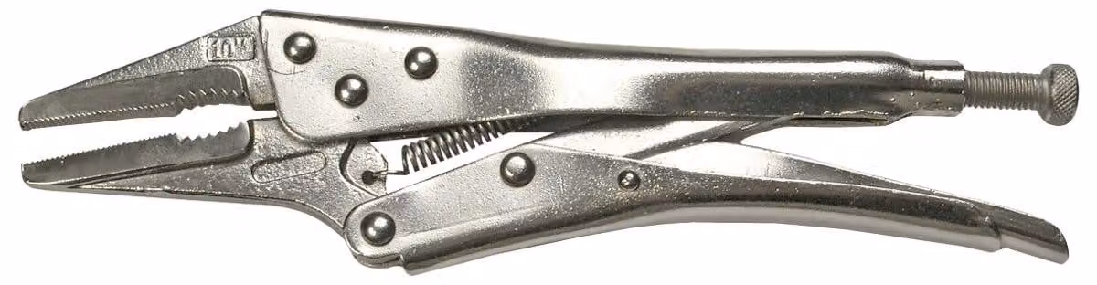 SW-Stahl 41521L Pinze a becchi lunghi 225 mm I Ganasce extra sottili I Pinze con ganasce diritte I Pinze a becchi lunghi cromate opache